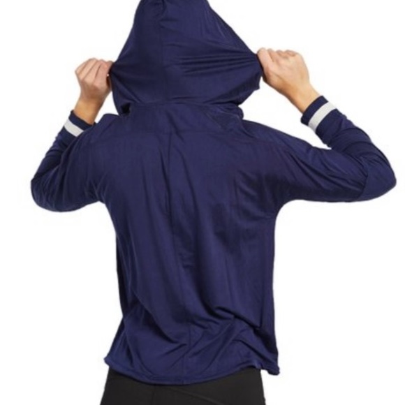 Splendid Women’s Striped V-Neck Hooded Pullover - Picture 3 of 9